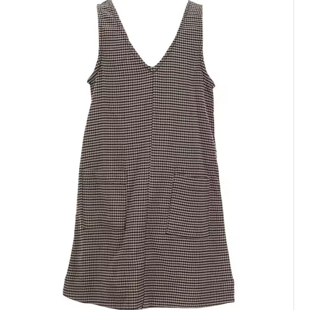 Copper Key Houndstooth Preppy Academia Library Old Money Dress Junior SZ XL